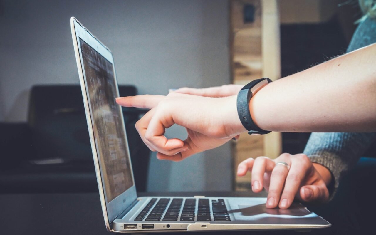 Technology and workspace editorial photograph
