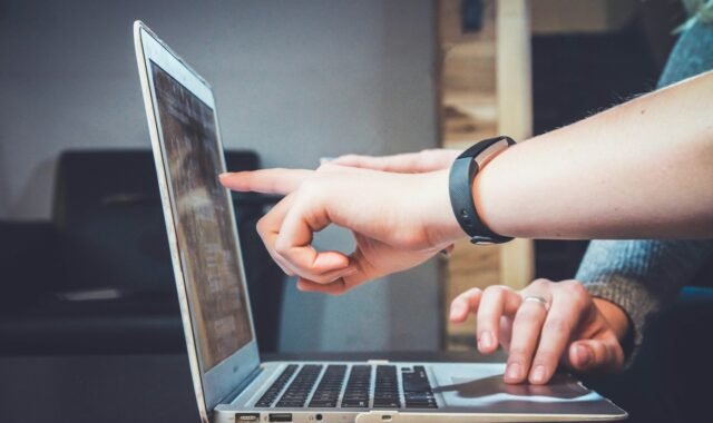 Technology and workspace editorial photograph