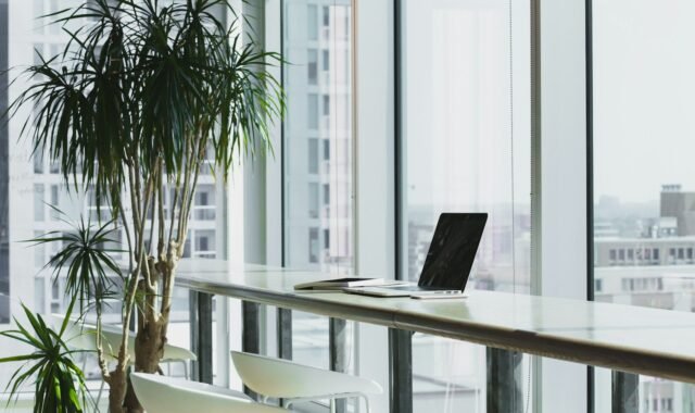 Technology and workspace editorial photograph