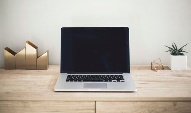 Technology and workspace editorial photograph